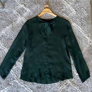 Dark green blouse